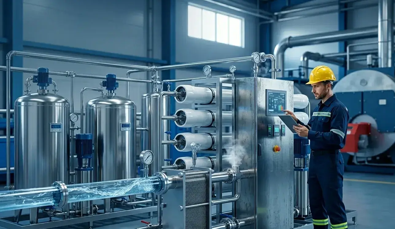 Industrial Water Treatment Plants: Maximizing Process Efficiency and Boiler Safety