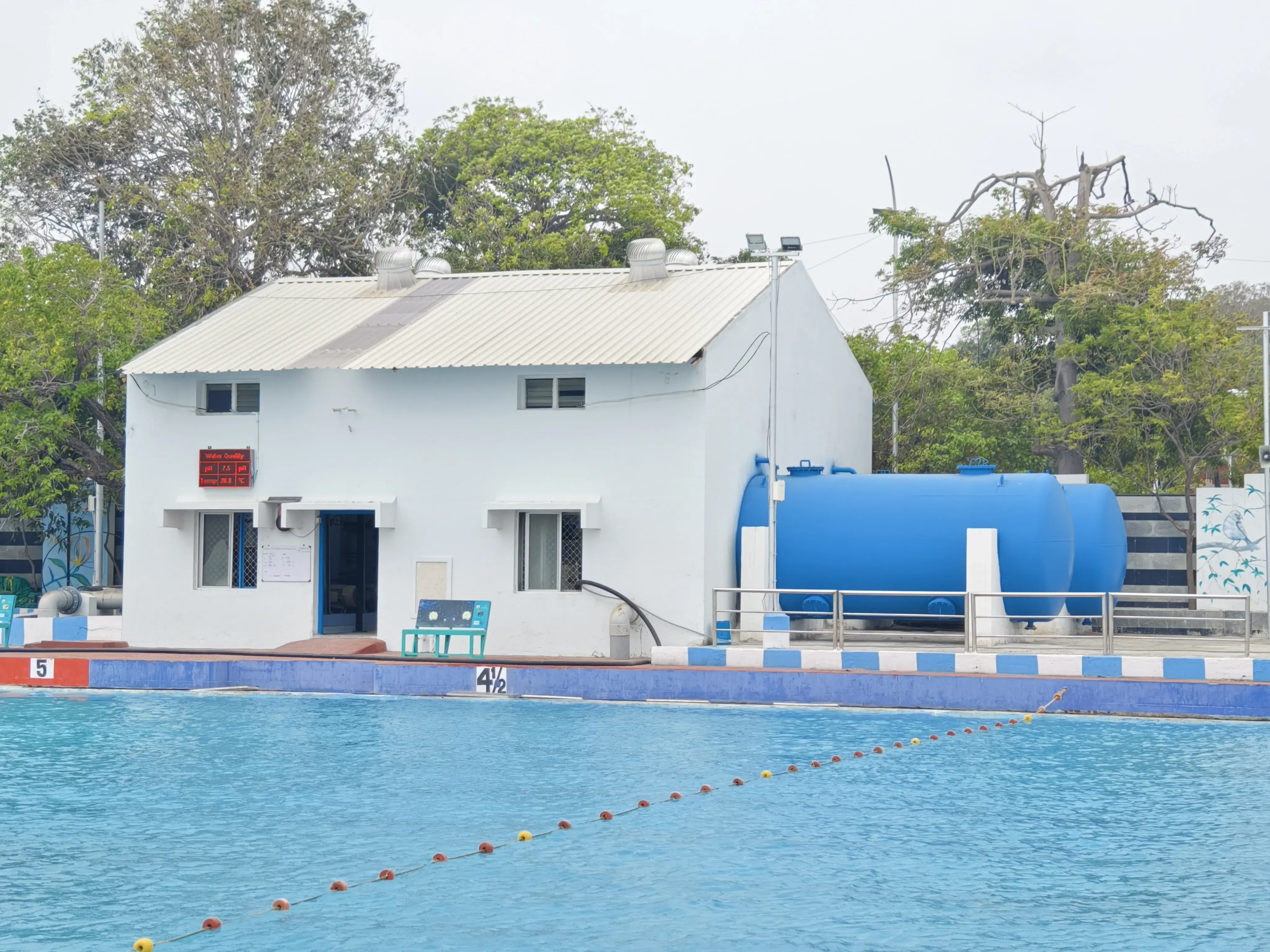 Marina Olympic Swimming Pool Water Treatment System – Chennai