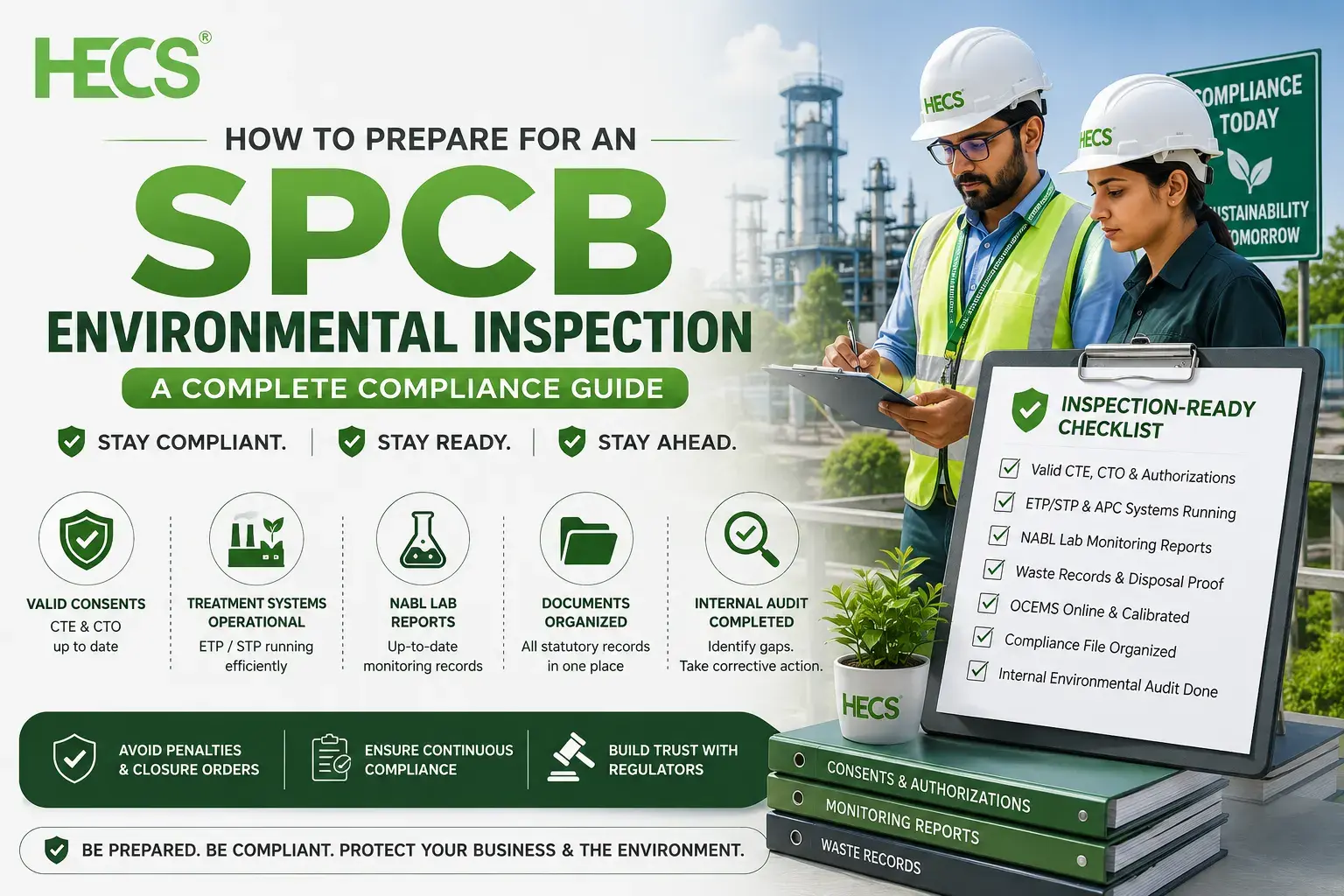 How to Prepare for an SPCB Environmental Inspection: A Complete Compliance Guide
