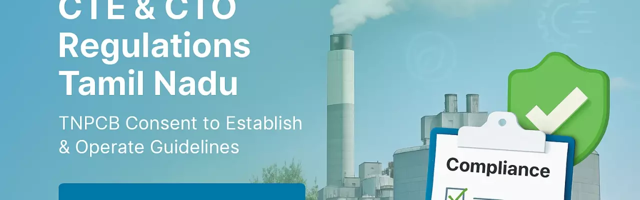 CTE & CTO Regulations in Tamil Nadu | TNPCB