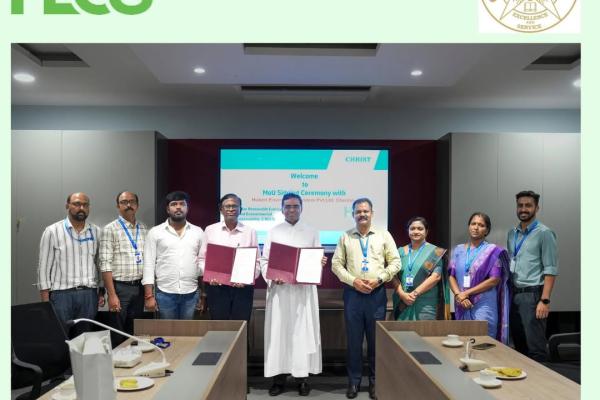 MoU with Christ (Deemed-to-be) University, Bangalore