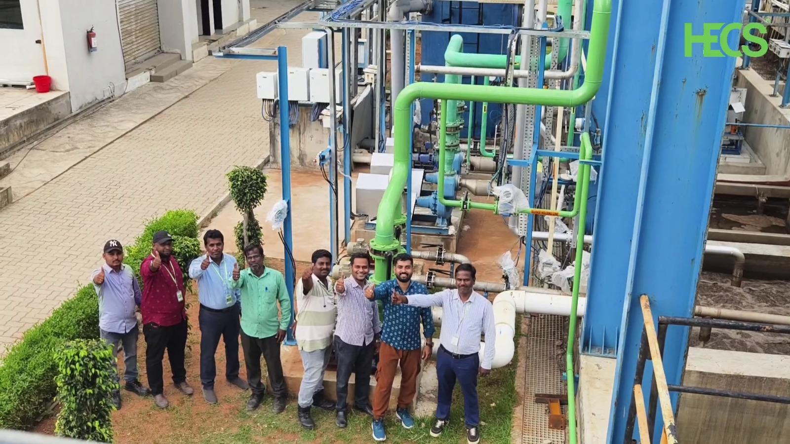 650 KLD HECS MBR Sewage Treatment Plant at IIT Hyderabad