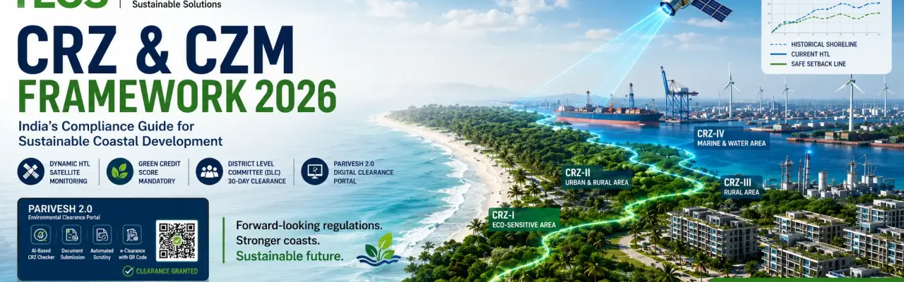 Coastal Regulation Zone (CRZ) & Coastal Zone Management (CZM) Framework 2026: India's Compliance Guide